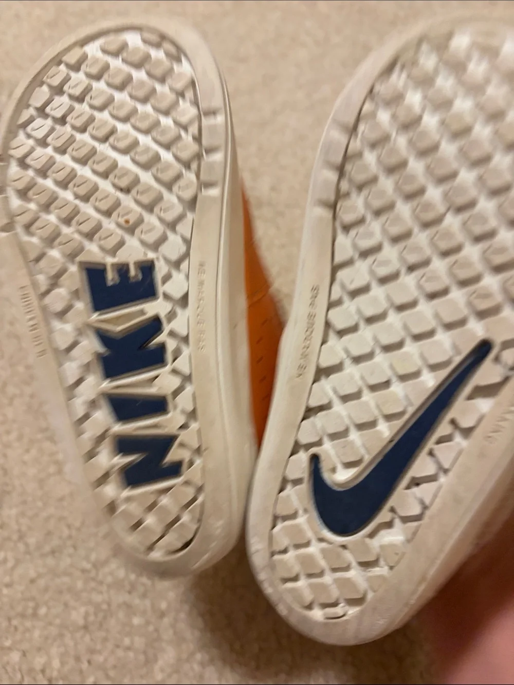 Nike Orange Fox sneakers, size 8C Toddler